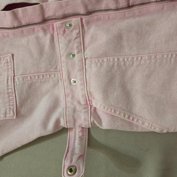 Good American “Fit For Success” Pink Jumpsuit NWT Size 2 Adjustable Waist - Picture 5 of 9